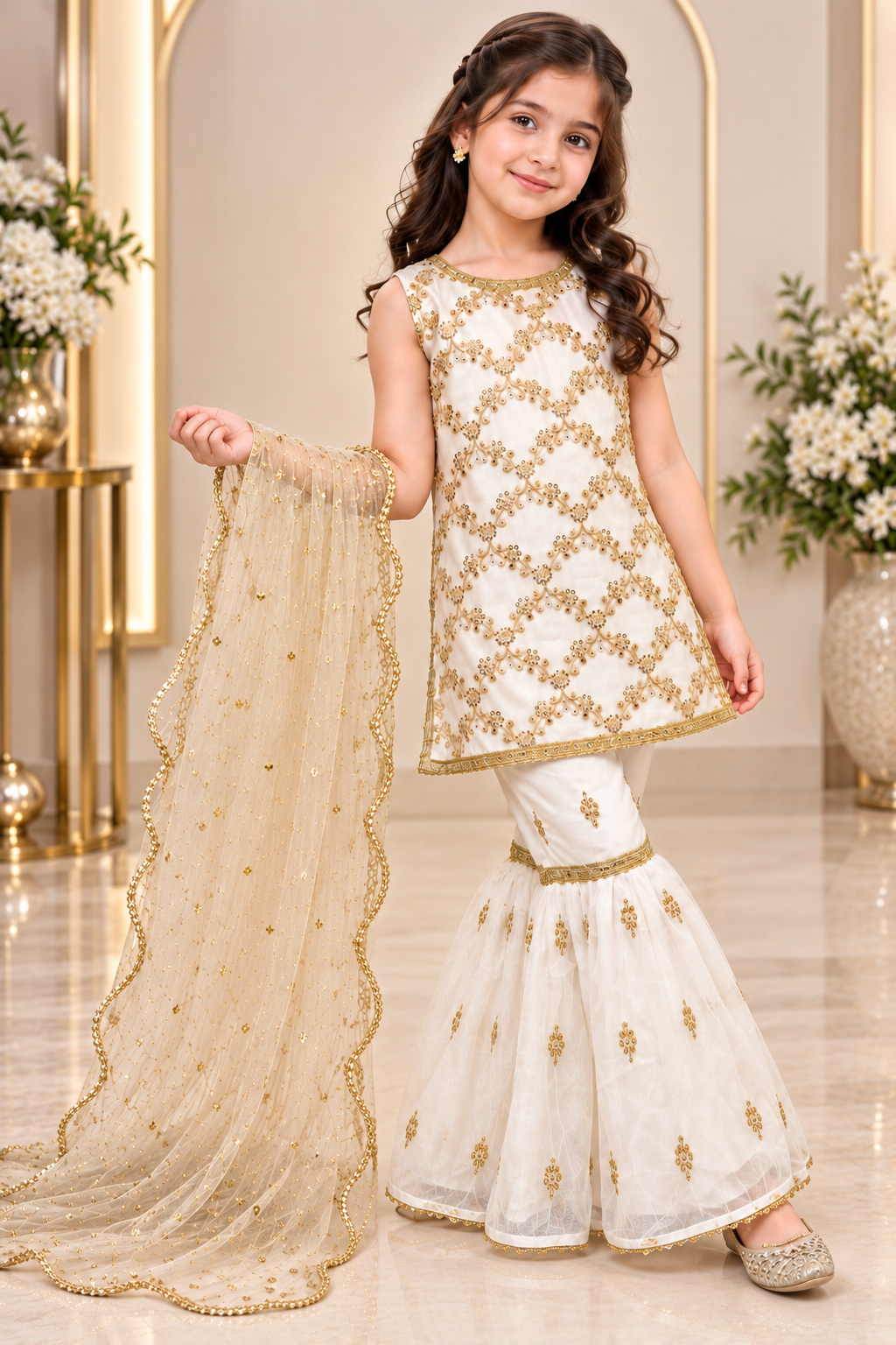 SHAFOON GHARARA SET