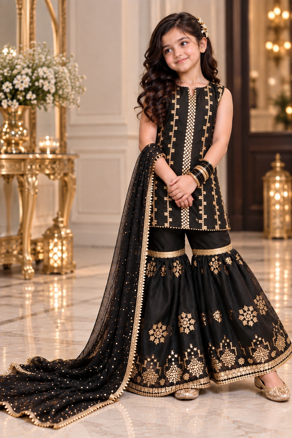 ORGANZA GHARARA SET