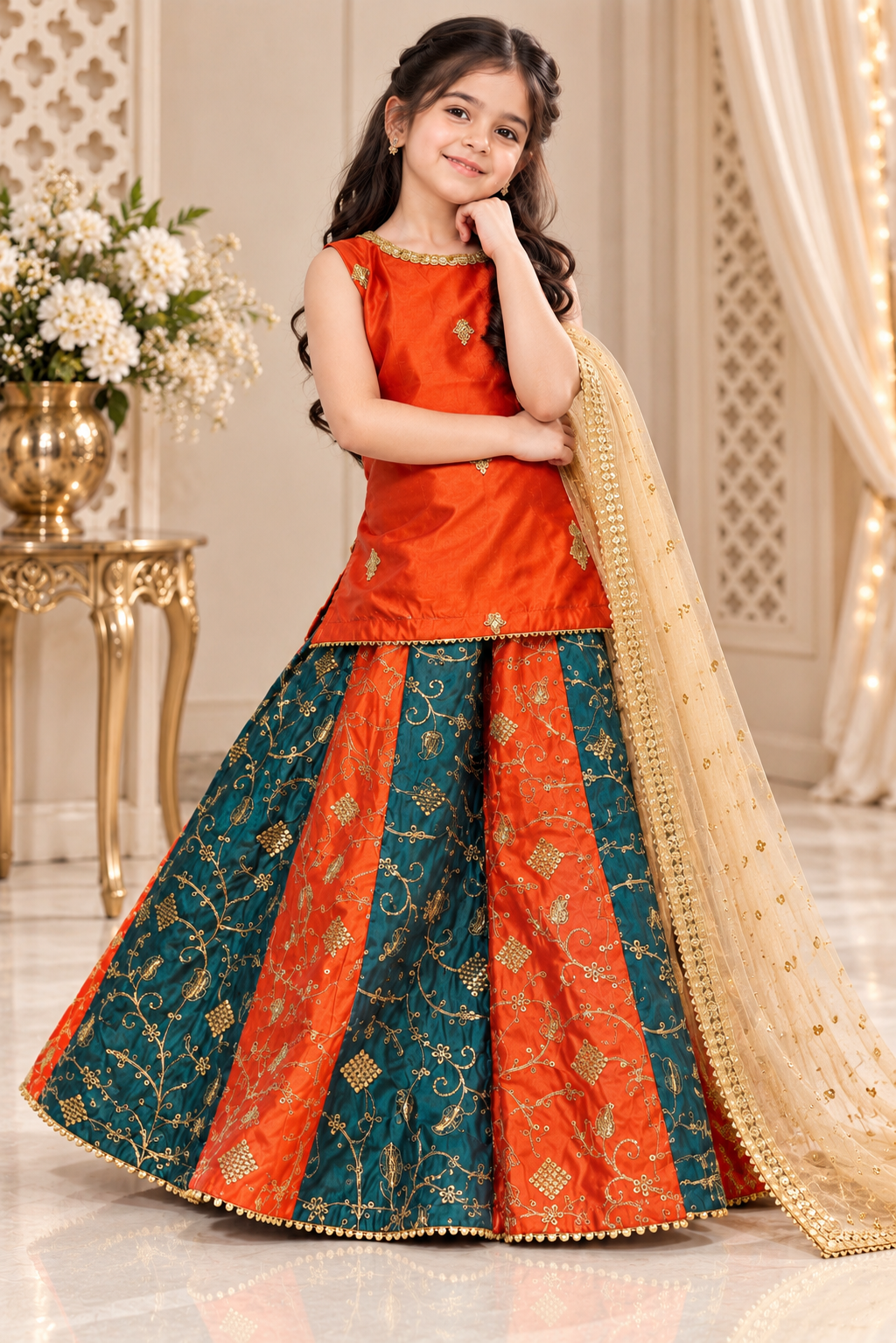MULTI LEHENGA SET