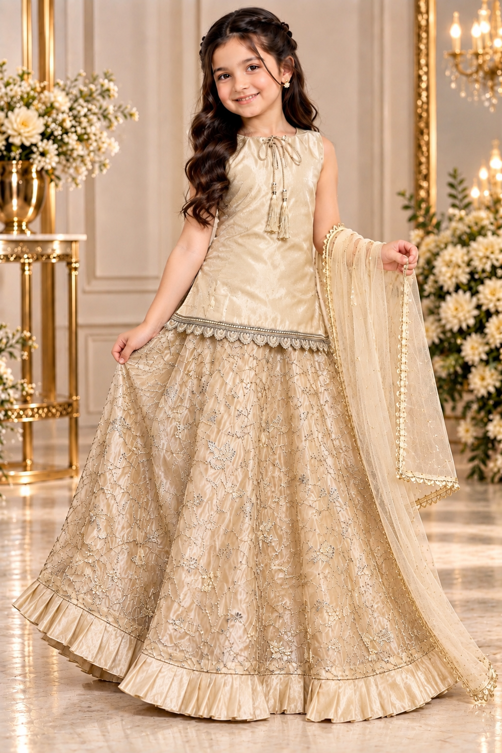 LAVA SILK LEHENGA CHOLI SET