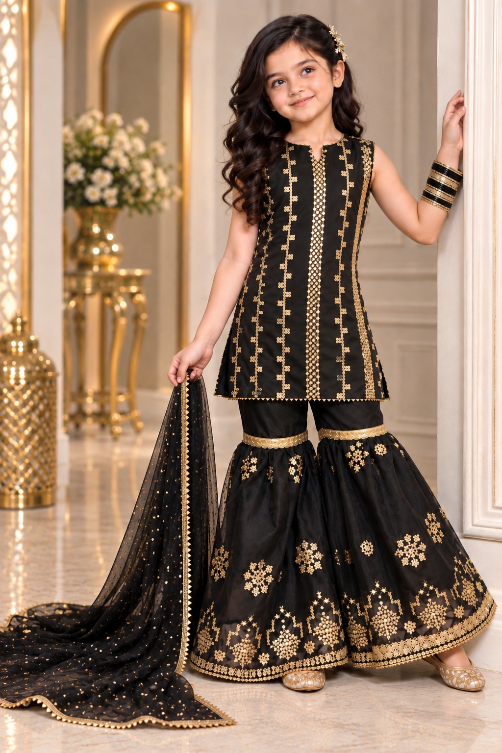 ORGANZA GHARARA SET