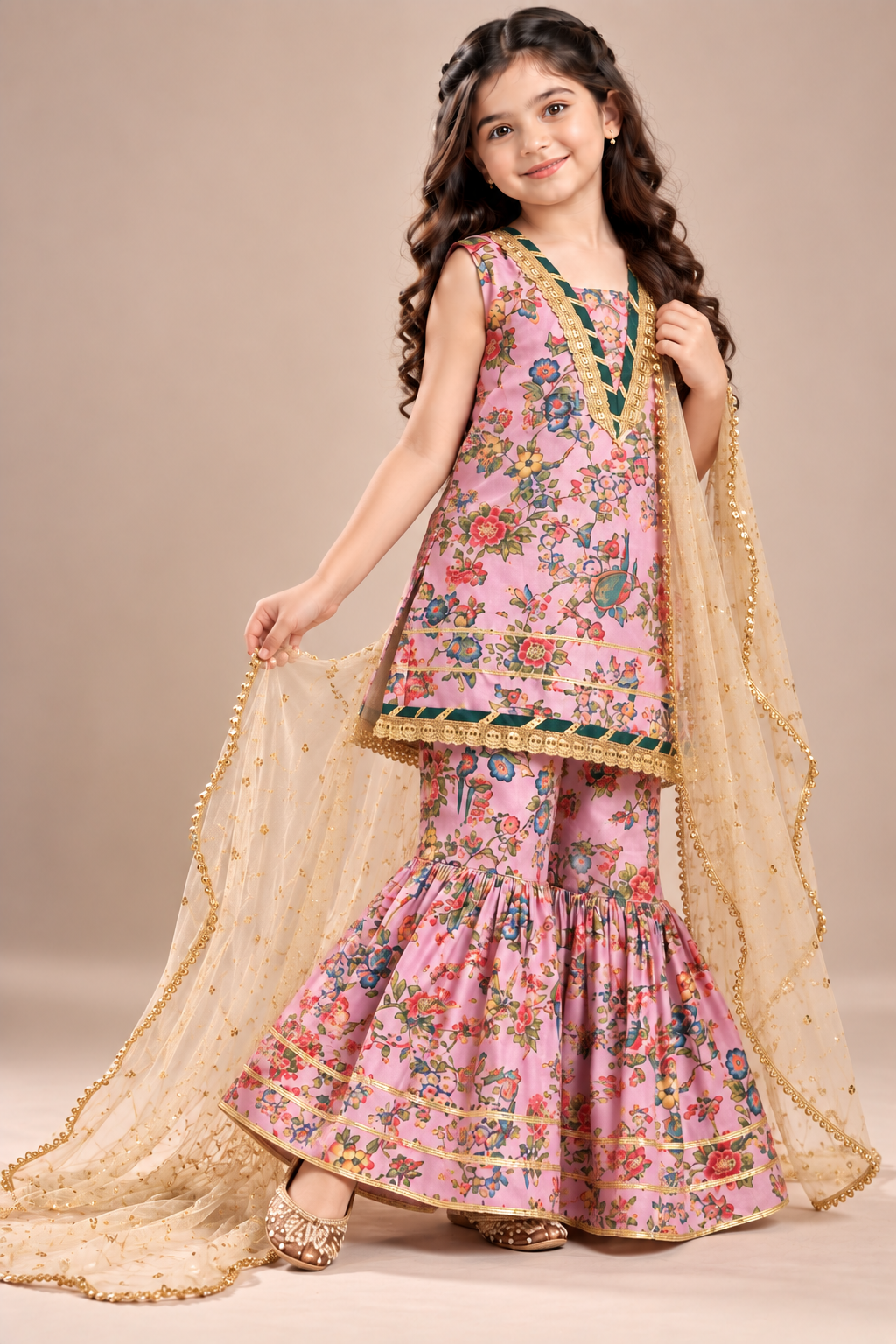 SWISS LAWN GHARARA